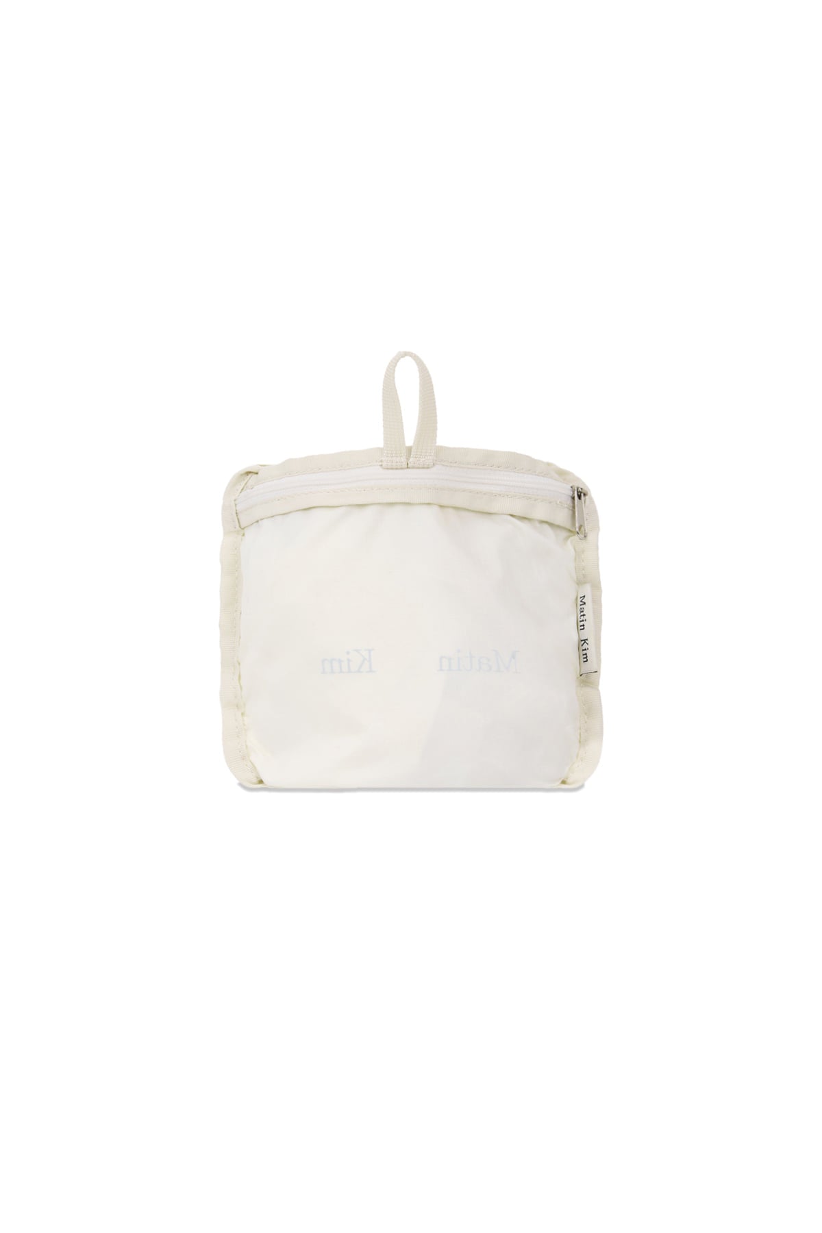 [matinkim] GLOSSY PACKABLE BACKPACK IN WHITE