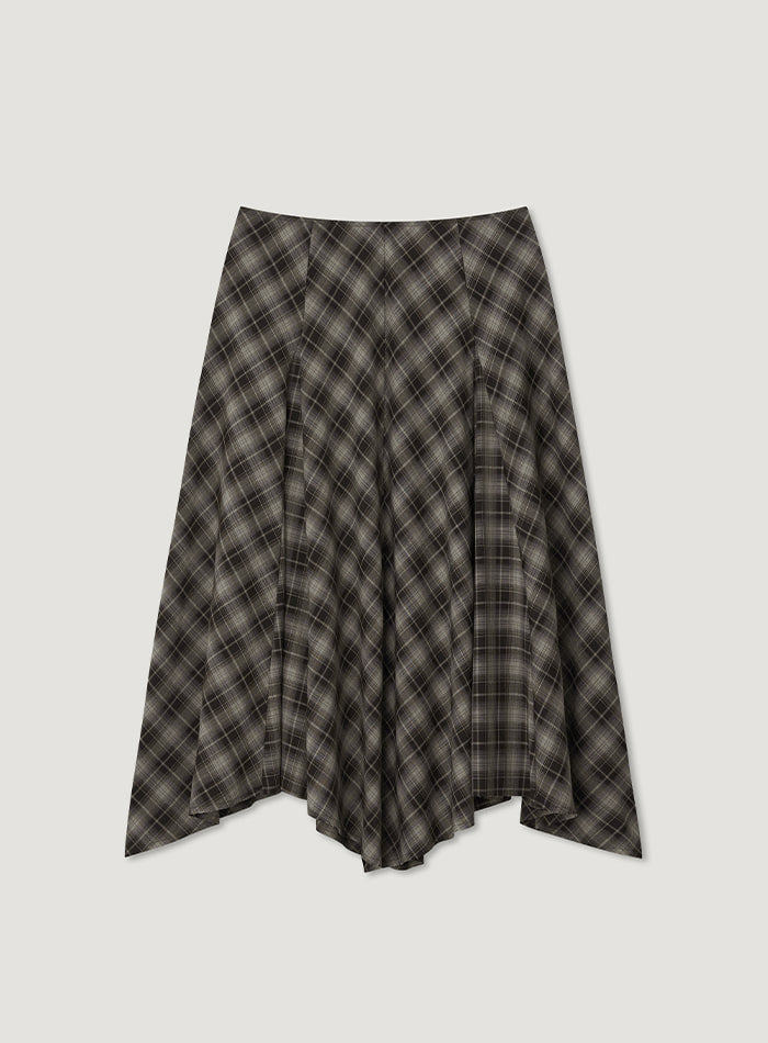 Mango Maniplease Dindee Flare Skirt Brown