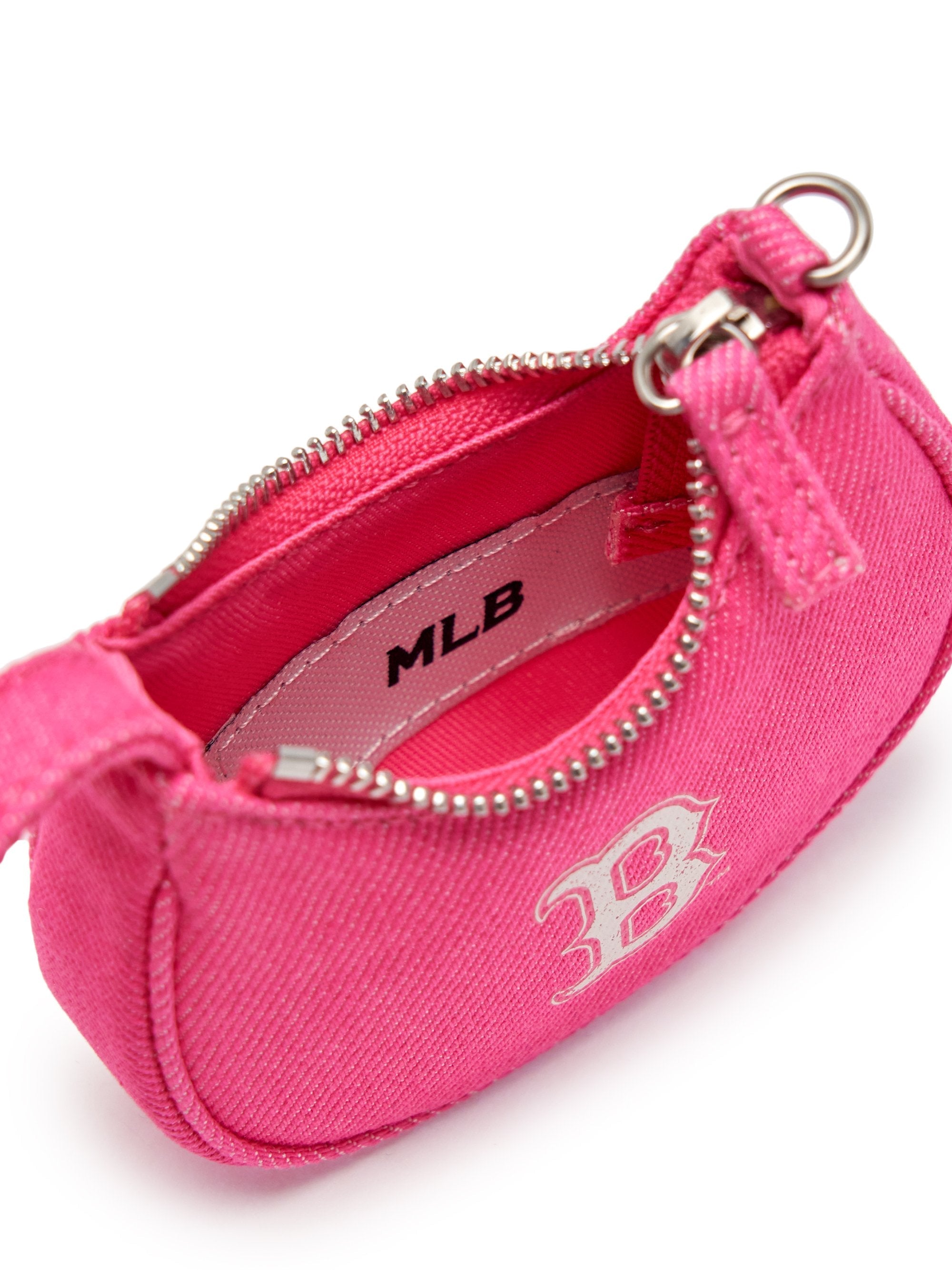MLB Korea Basic Denim Mini Bag Keyring