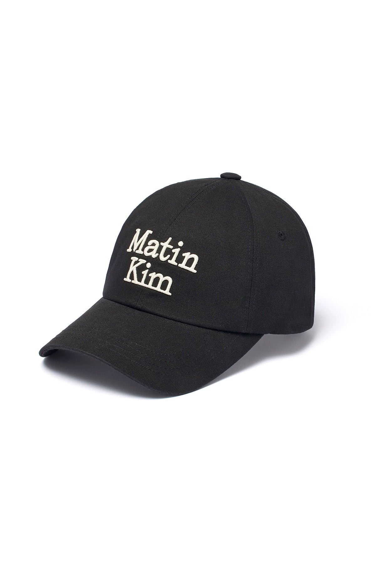 [matinkim] MATIN VOLUME LOGO BALL CAP IN BLACK