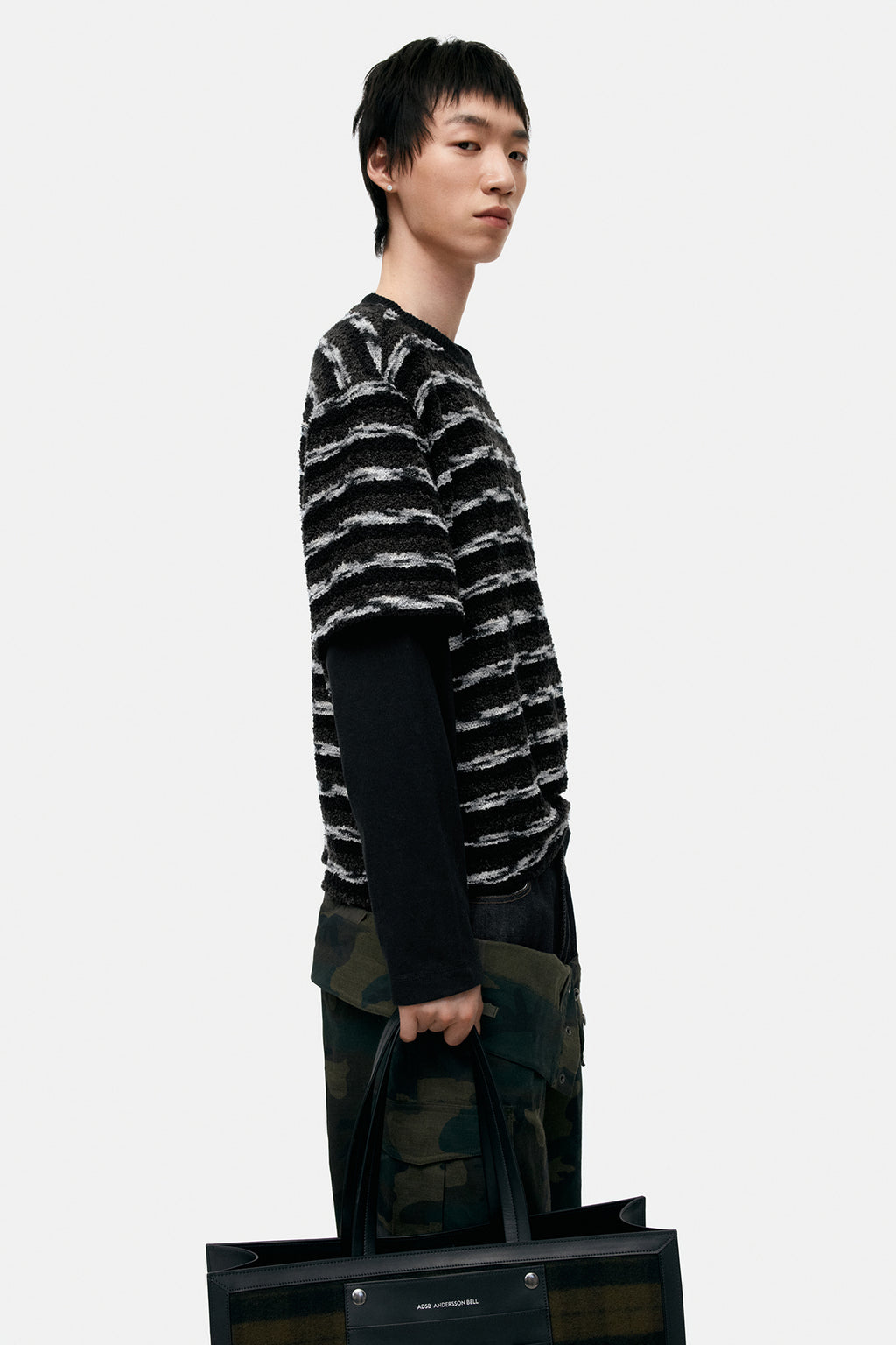 Andersson Bell Unisex Stripe Layered Sweater