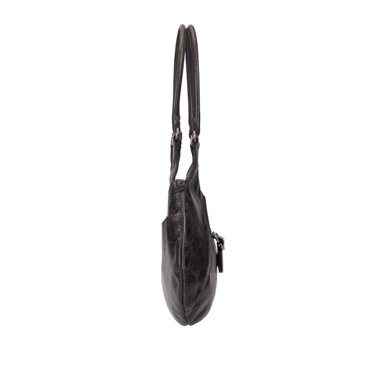Vunque Halfmoon Vintage Hobo Bag M Khaki Grey