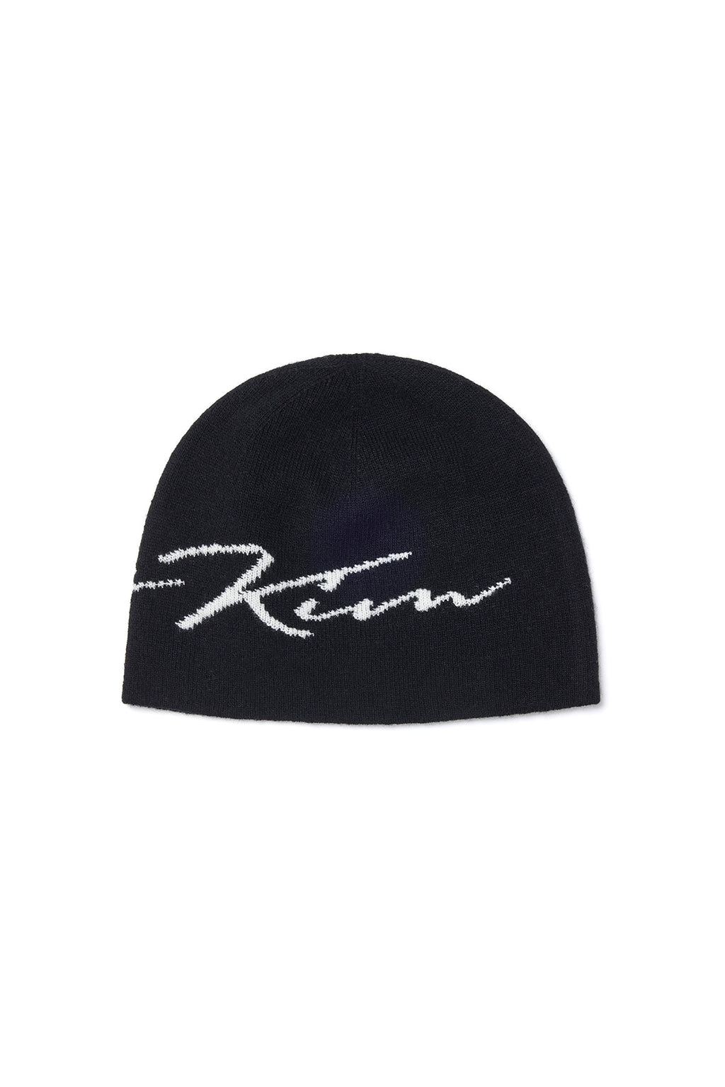 [matinkim] MATIN LOGO SCRIPT BEANIE IN BLACK