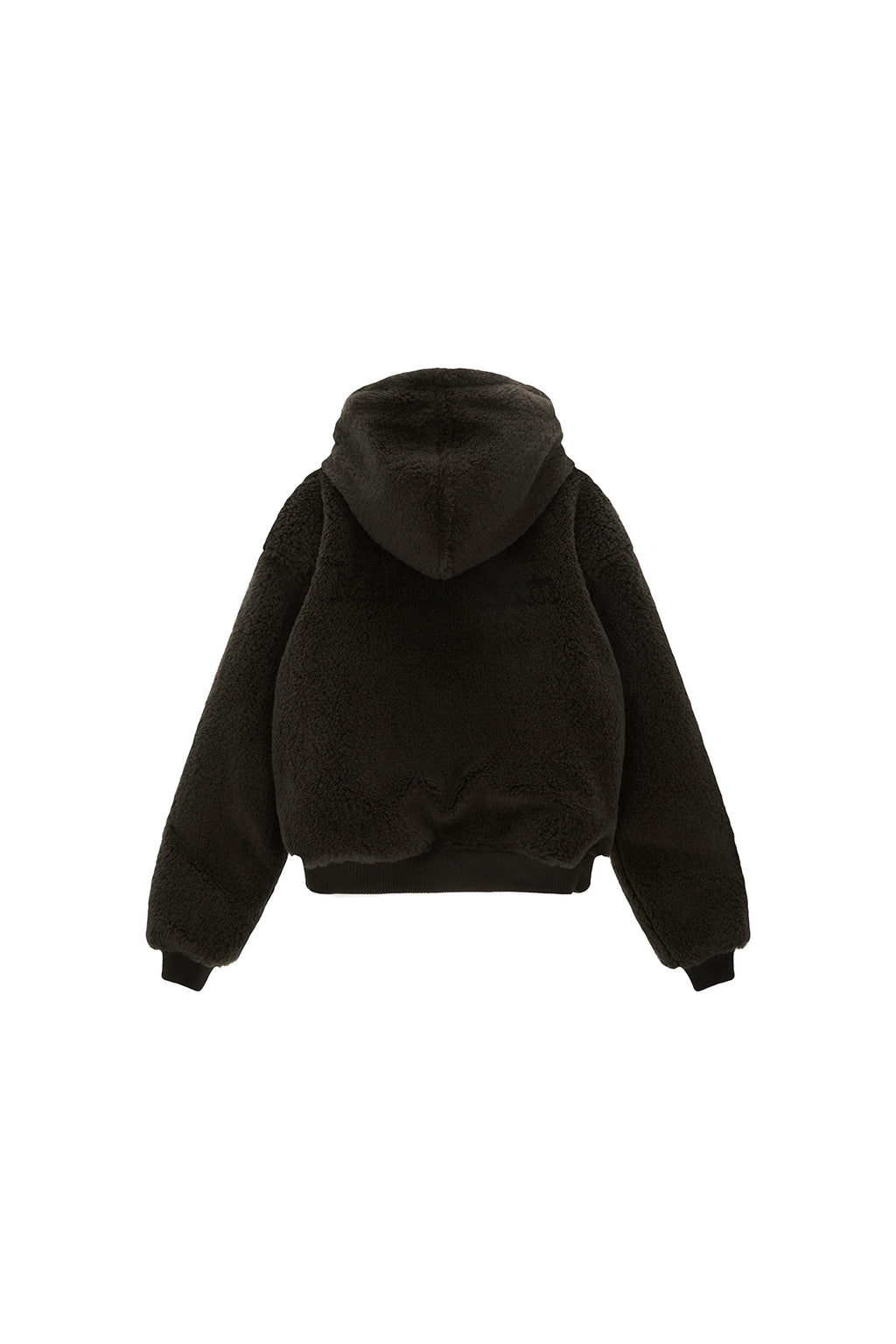 Matinkim Logo Point Fleece Hoody Jumper For Women IN Khaki
