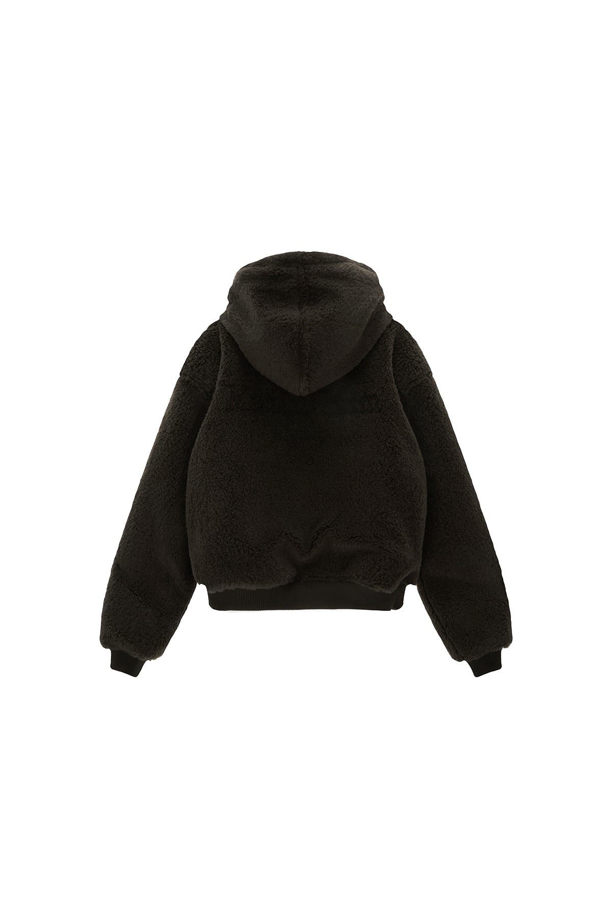 Matinkim Logo Point Fleece Hoody Jumper For Women IN Khaki