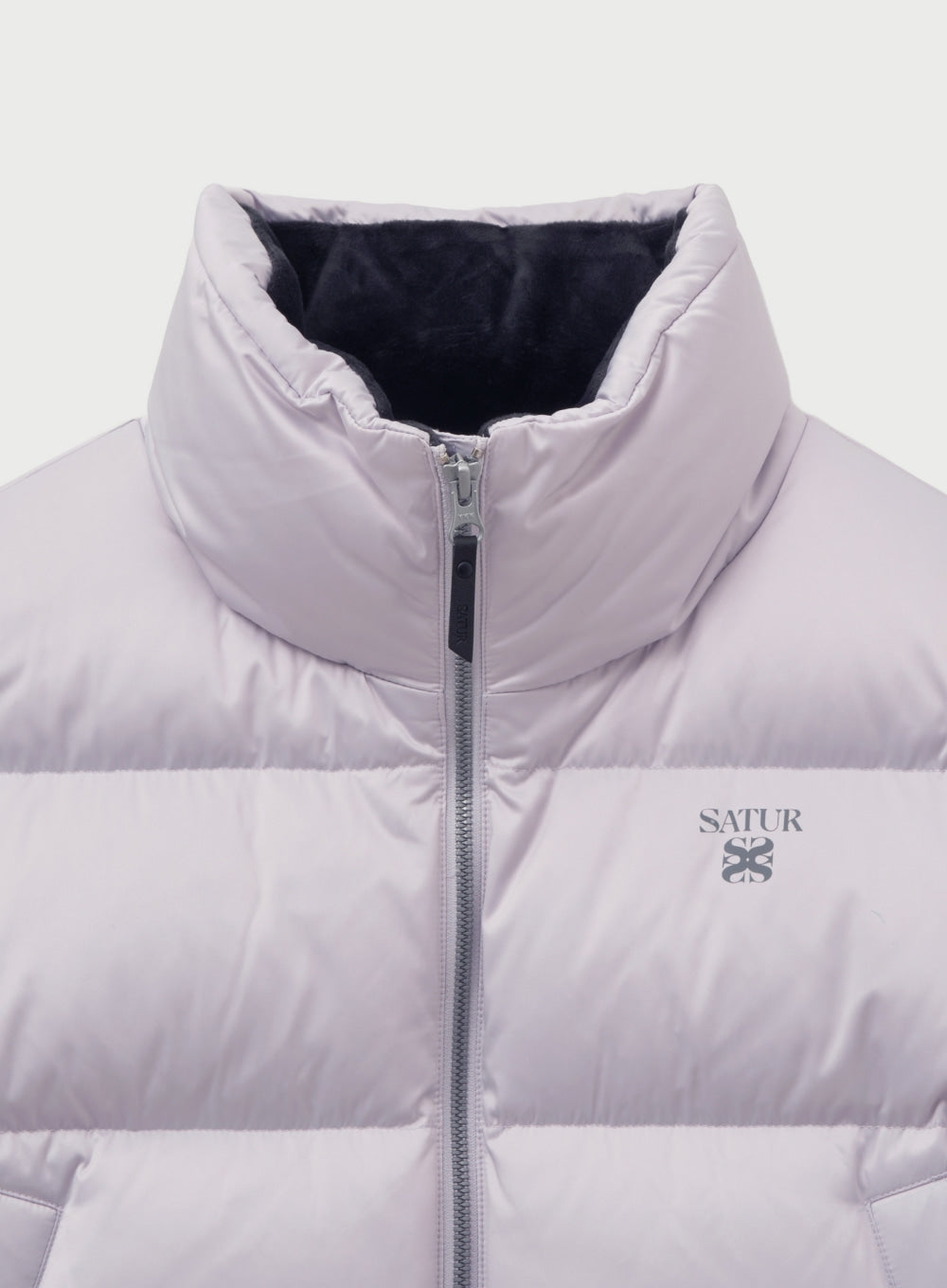 [satur] (W) Loren Crop Duck Down Padding - Lavender