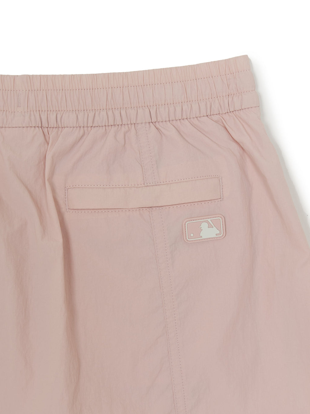 MLB Korea Women's Gorpcore Glossy Shirring Mini Skirt
