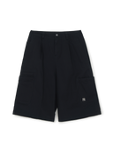 MLB Korea Washed Cotton Pin-Tuck Cargo Bermuda Shorts