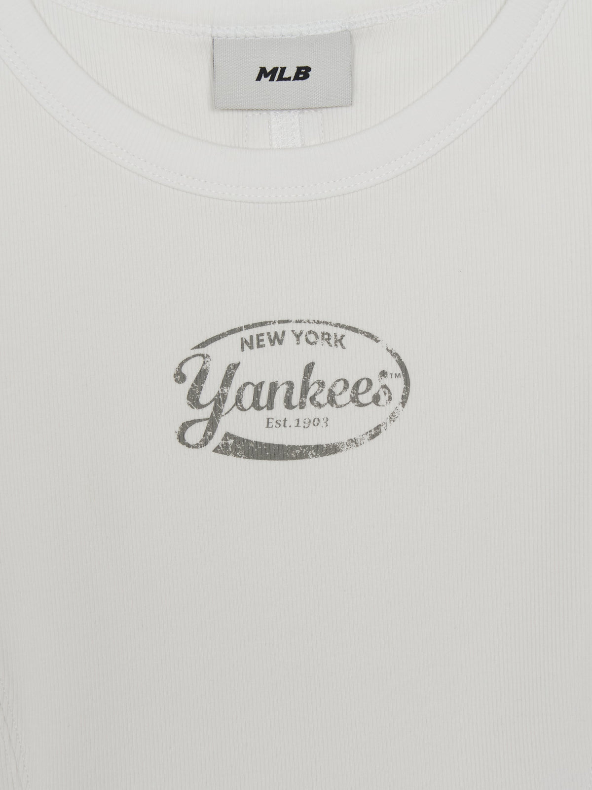 Mlb Women's Vintage Slim Ribbed Sleeveless T-Shirts