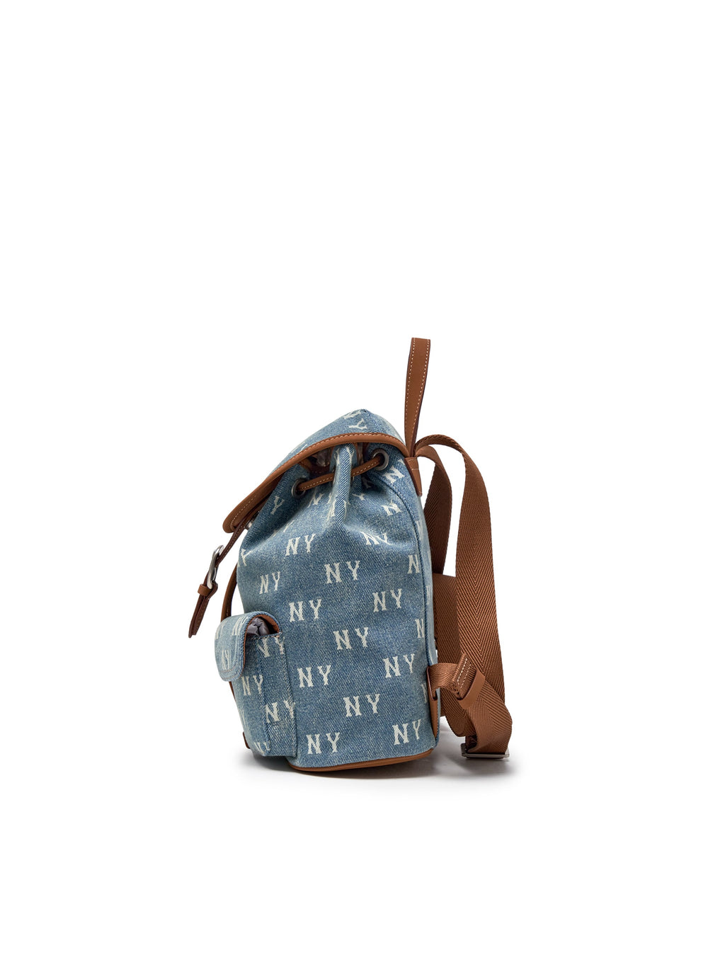 MLB Korea Classic Monogram Vintage Denim Backpack