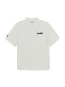 MLB Korea Varsity Small Cursive Over Fit Polo T-Shirts