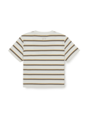 [MLB] Women's Sportive Stripe Crop T-Shirts
