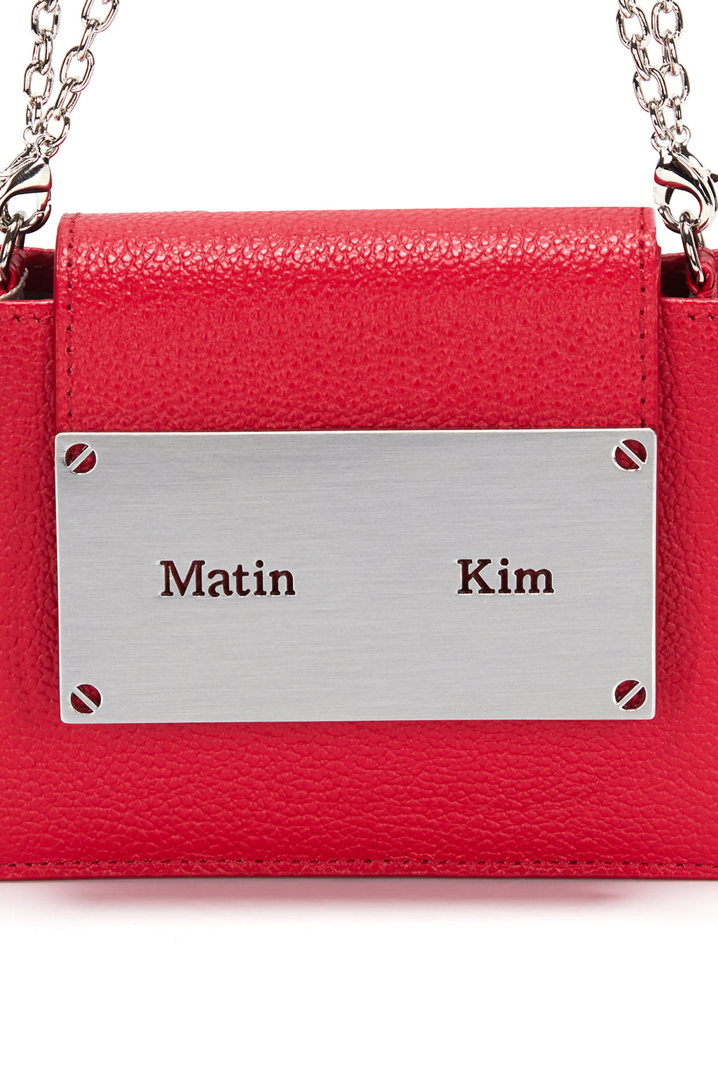 [matinkim] ACCORDION MINI BAG IN RED