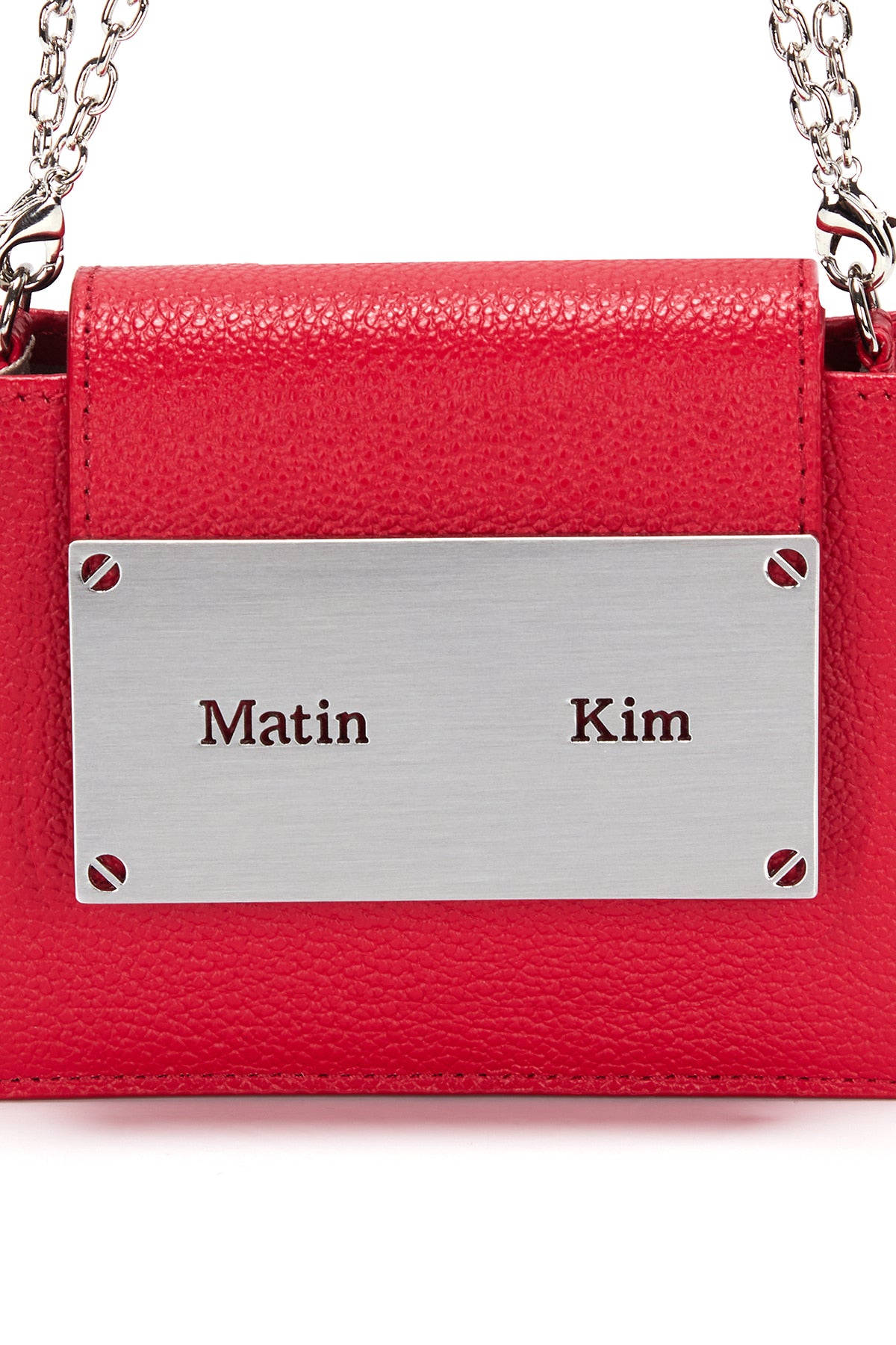 [matinkim] ACCORDION MINI BAG IN RED