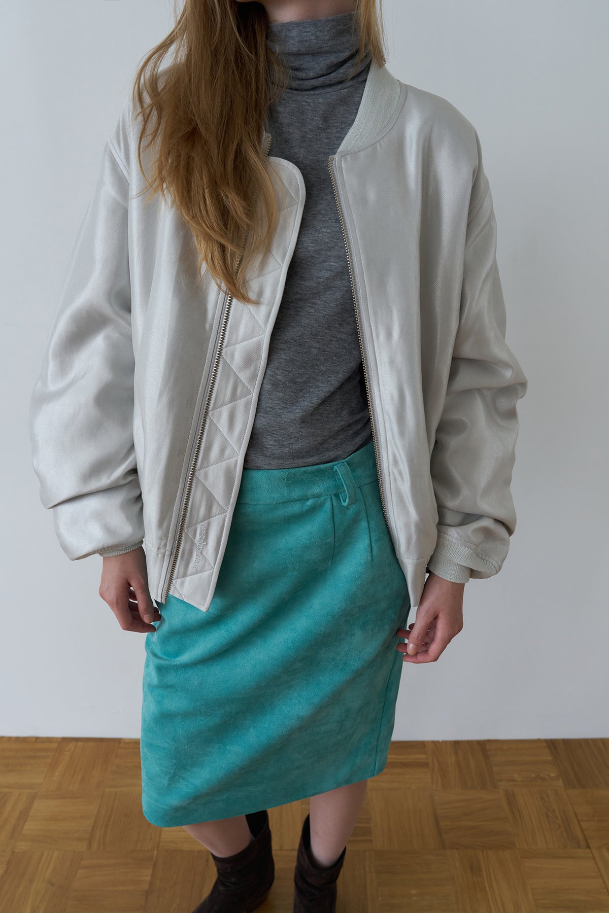 Overdueflair Retro-Mood Mid Skirt Aqua Mint