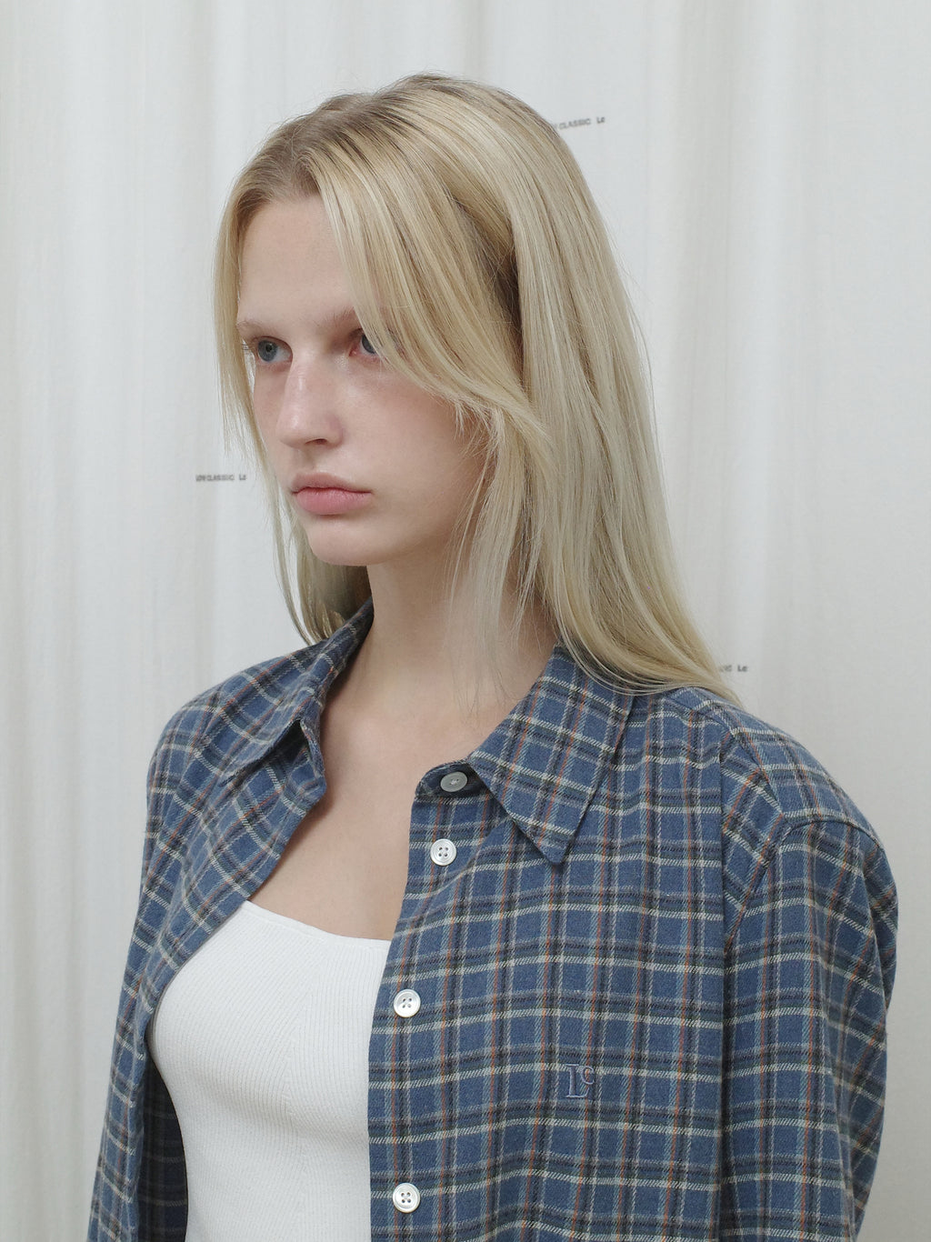Low Classic Regular Fit Shirt Blue Bird Check