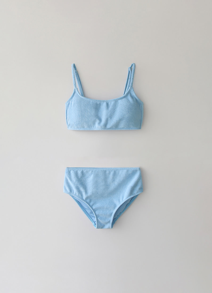 Nothing Written Terry cotton bikini (Blue)