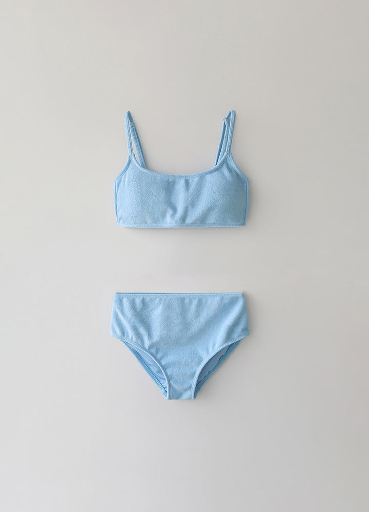 Nothing Written Terry cotton bikini (Blue)
