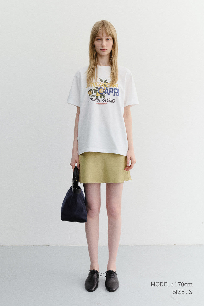 Dunst Unisex Limoncello T-Shirt Off White