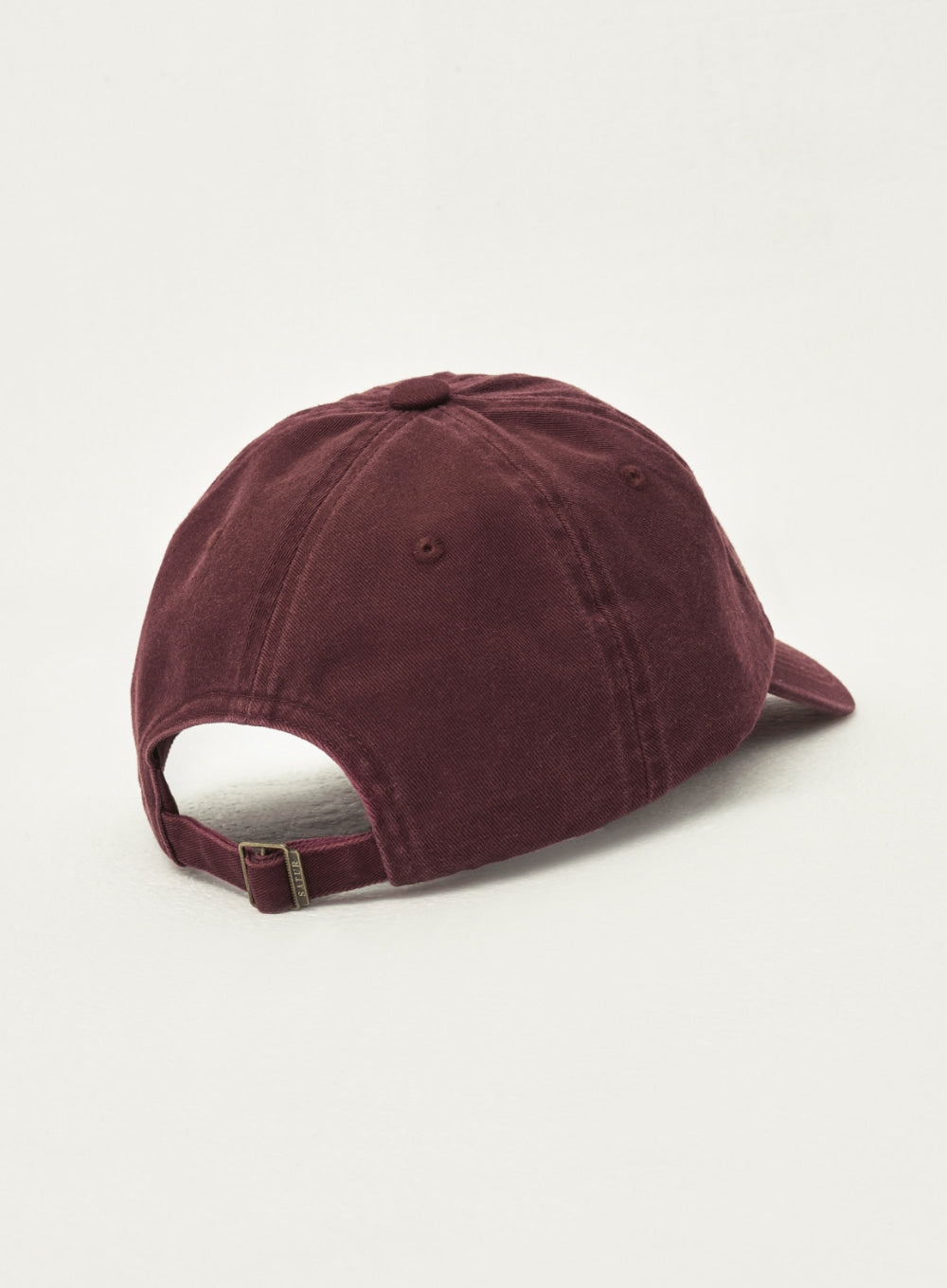 [satur] Apero Logo Washed Ball Cap - Burgundy