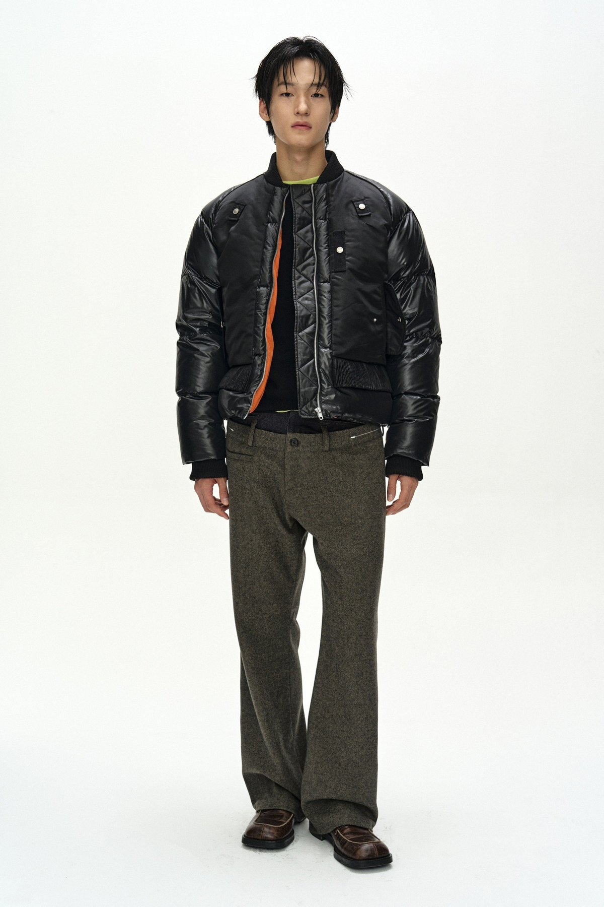 Andersson Bell Unisex Bomber Layered Down Jacket