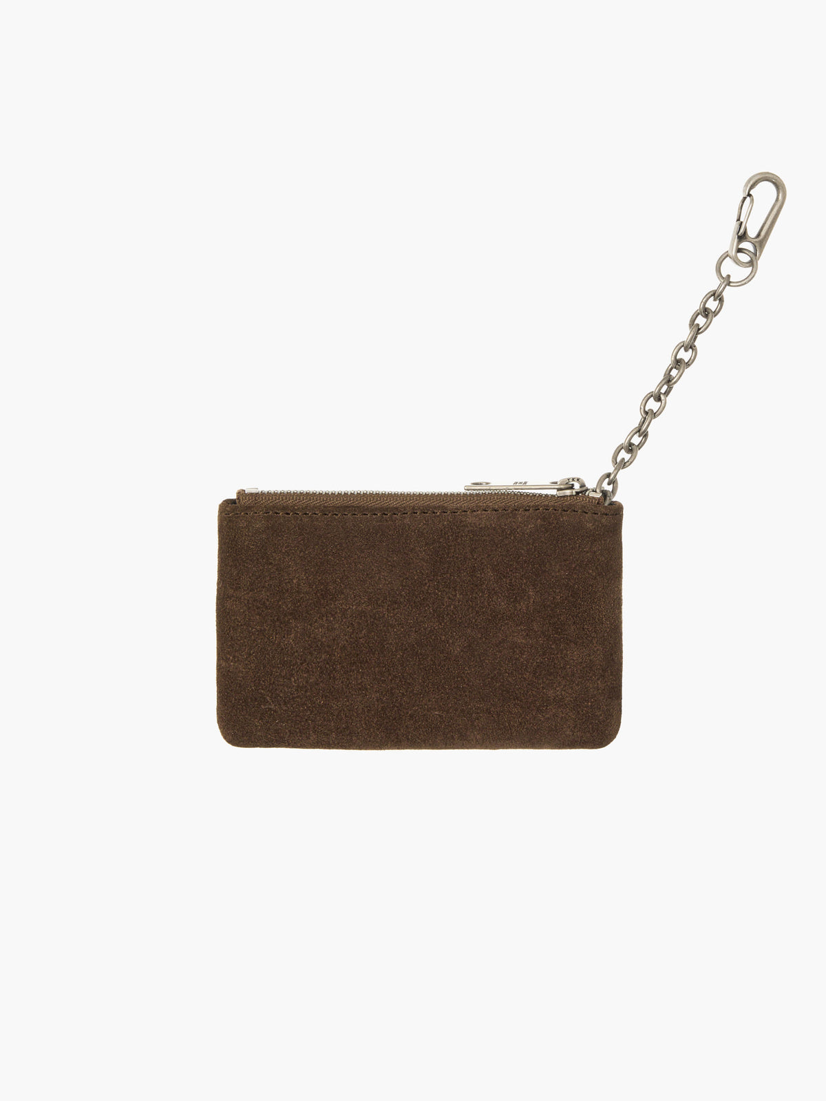 Margesherwood Full Stud Zipper Wallet milk brown suede