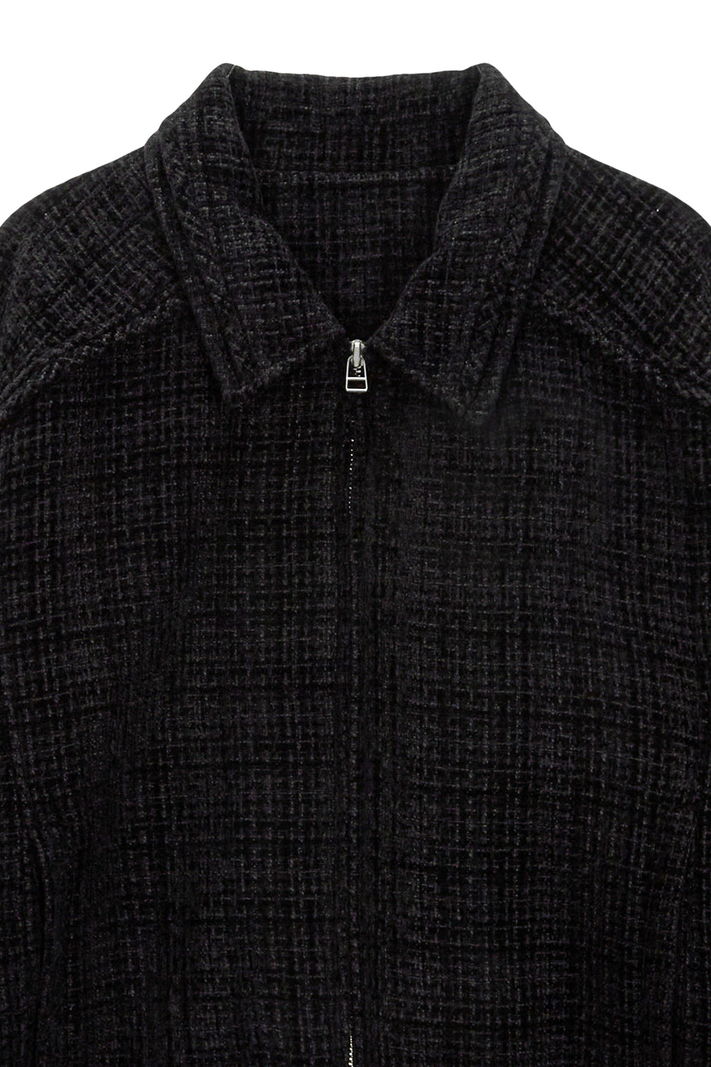 Matinkim Tweed Blouson Jumper For Men IN Black