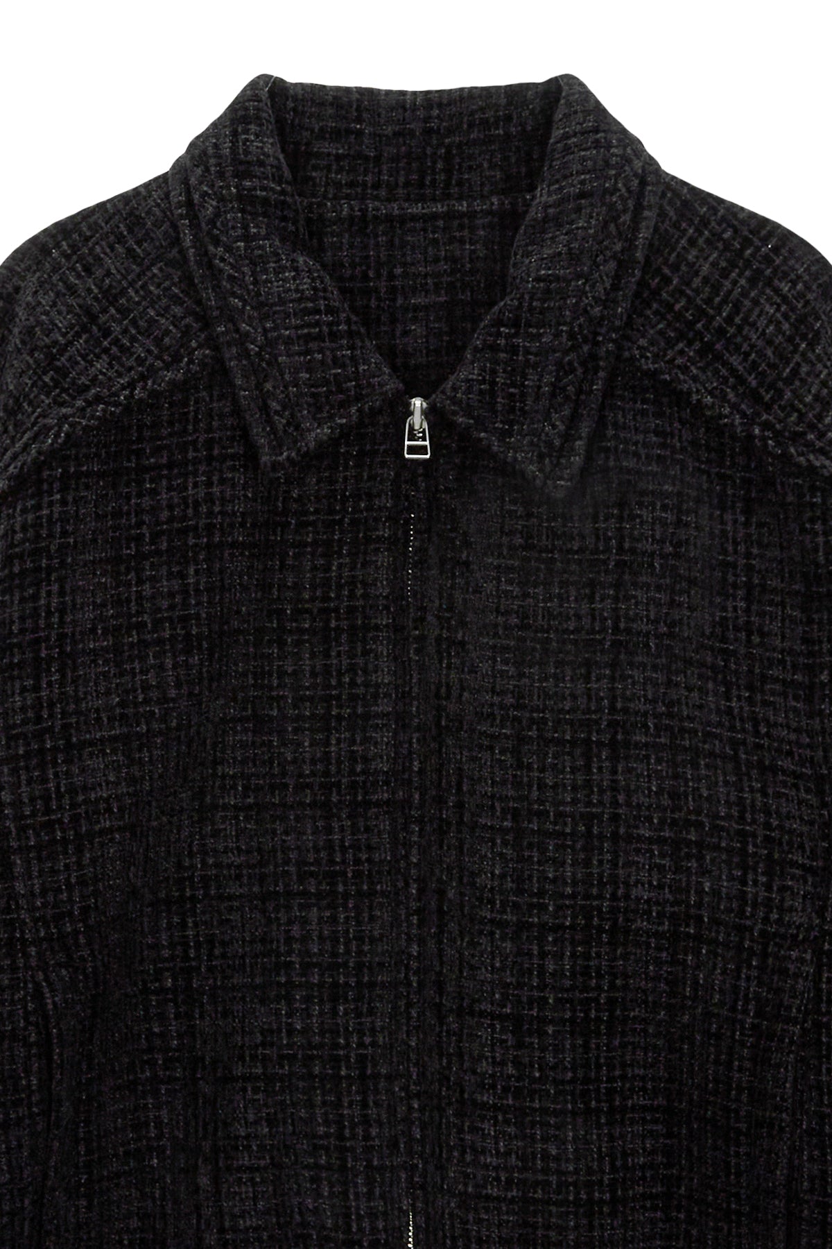 Matinkim Tweed Blouson Jumper For Men IN Black