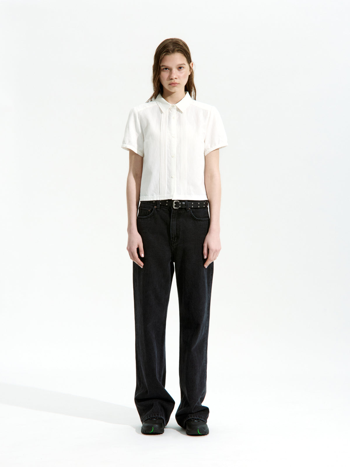 Low Classic Bamboo Lace Shirt Off White