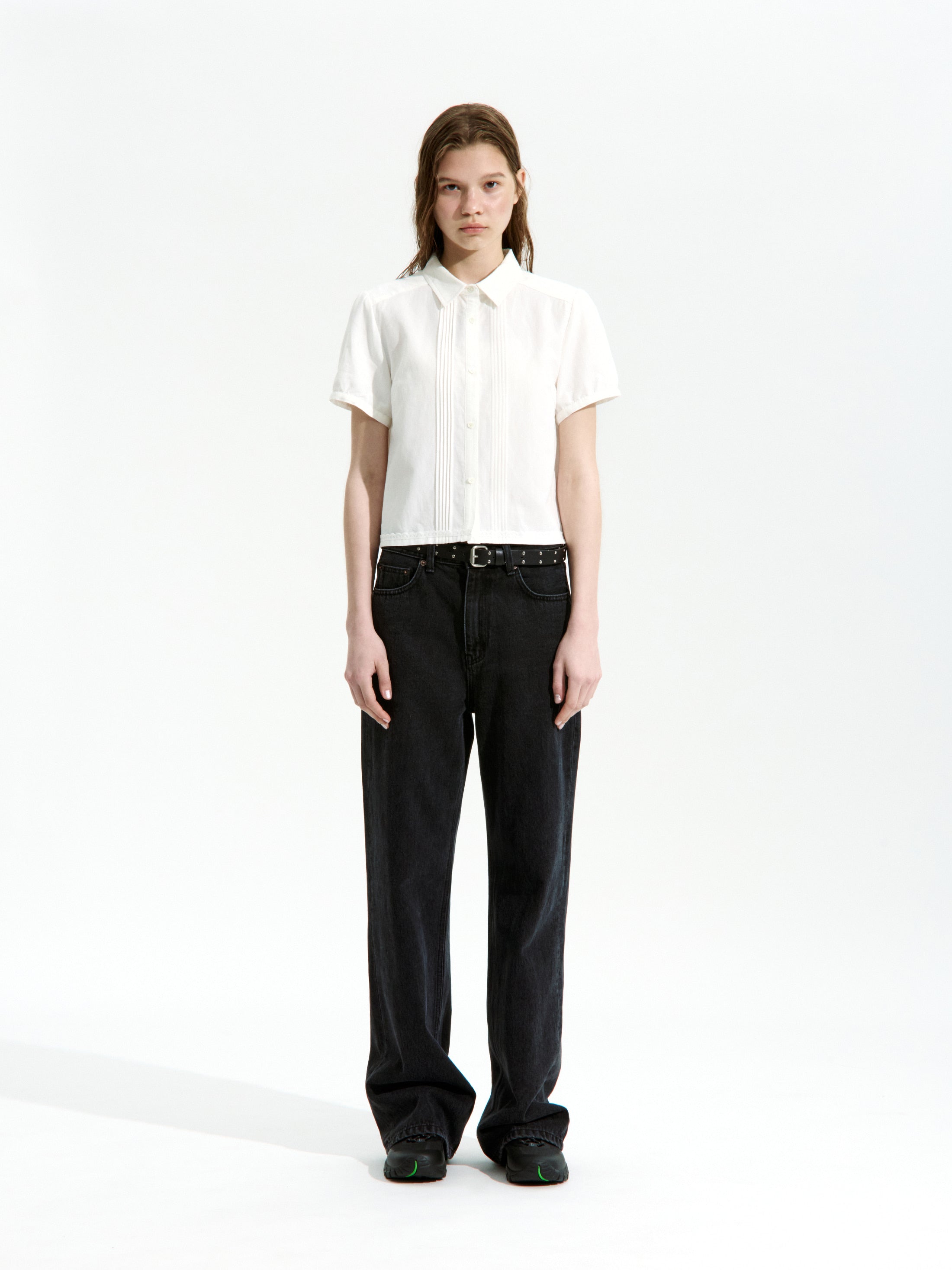 Low Classic Bamboo Lace Shirt Off White