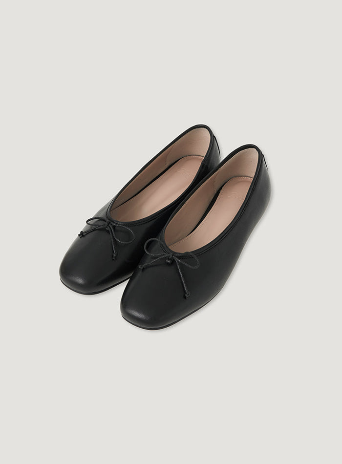 Mango Maniplease Clea Flat Shoes Black