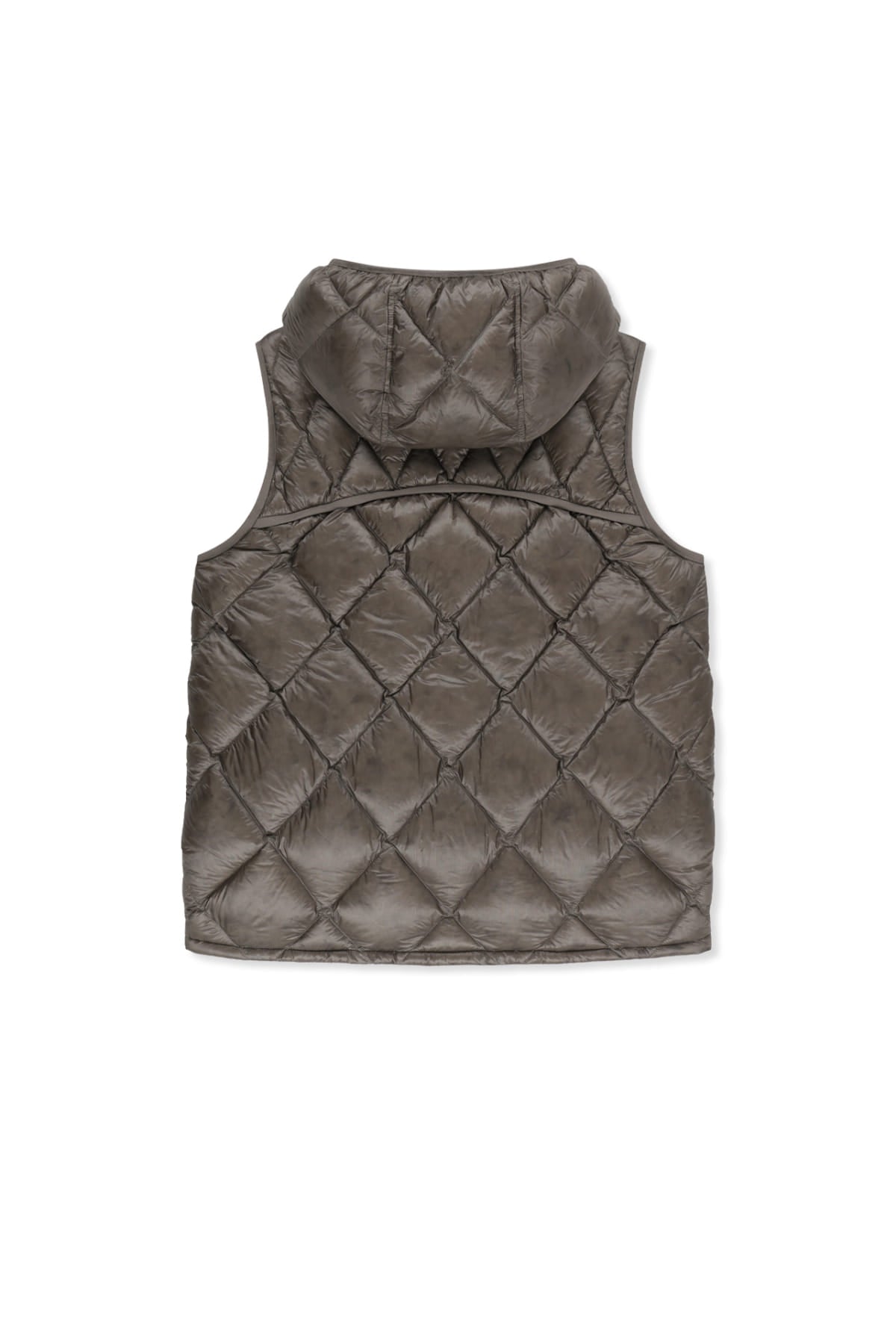 Matinkim Mix Quilted Light Down Vest IN Grey