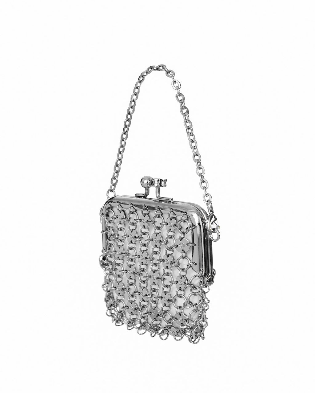 Hippo Frame Bag · Silver