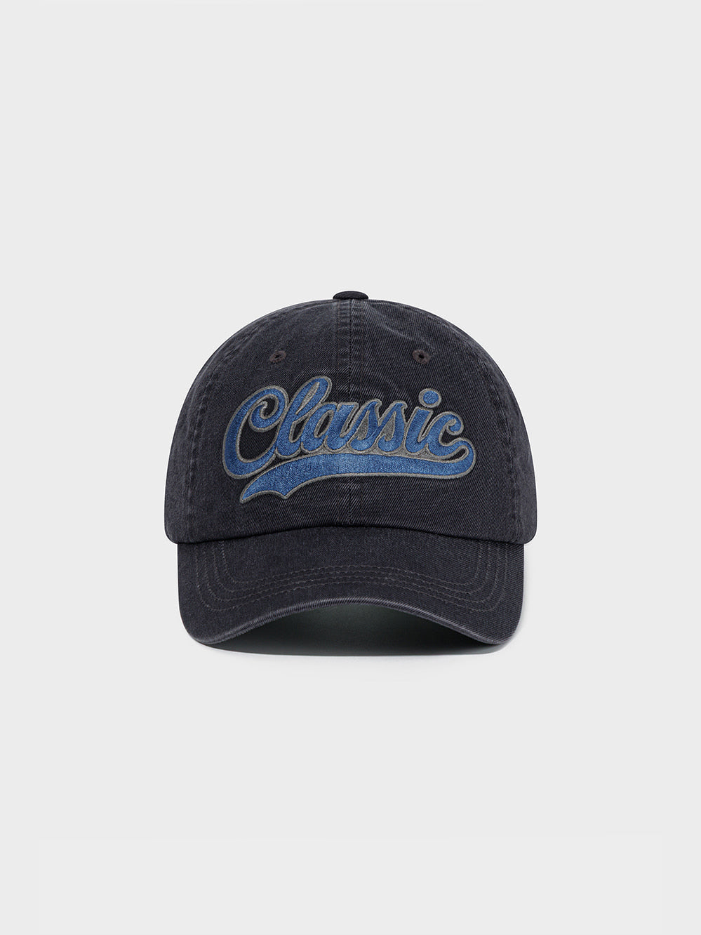 Low Classic Wave Logo Ball Cap Charcoal