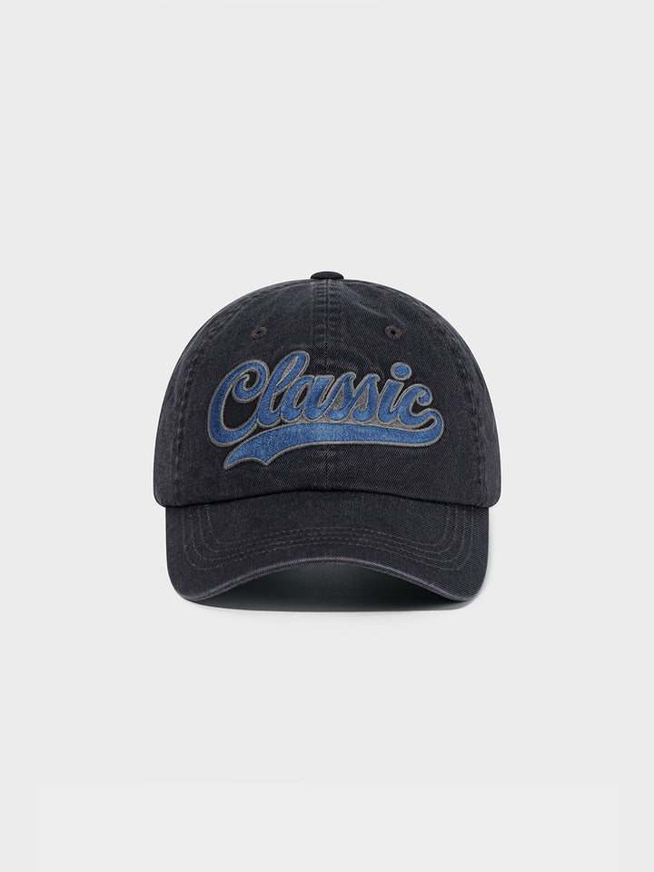 Low Classic Wave Logo Ball Cap Charcoal
