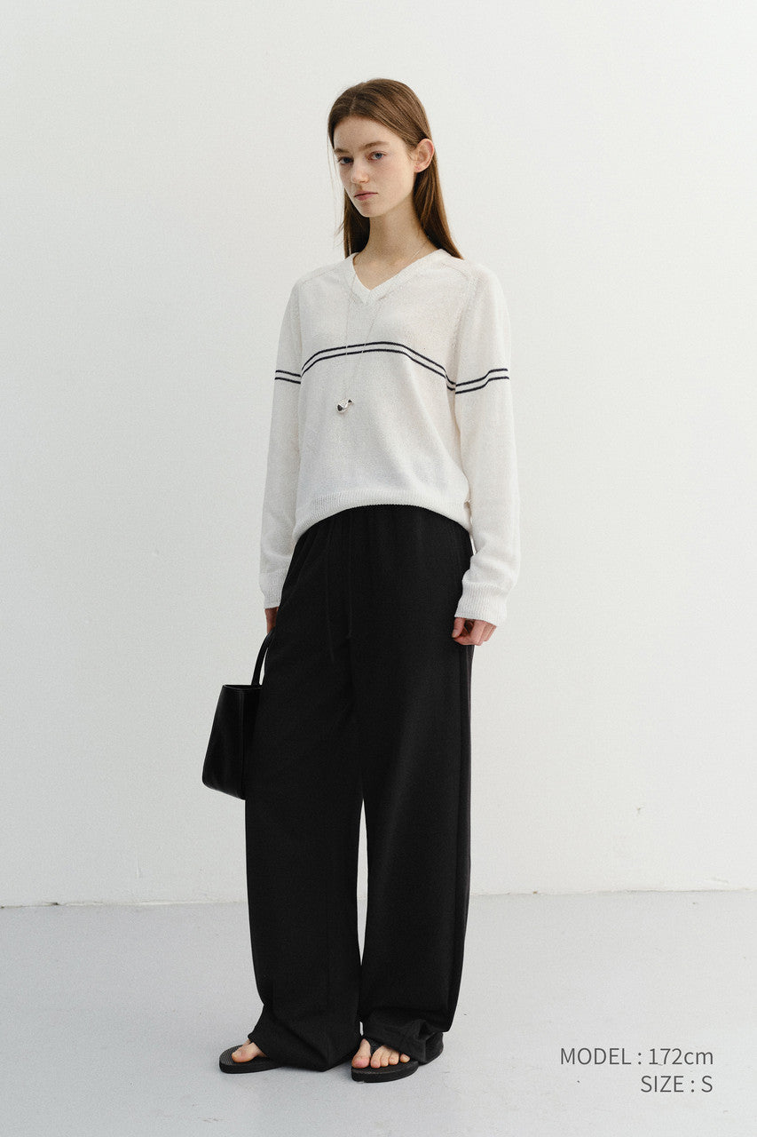 Dunst Summer Wide Jogger Pants Black
