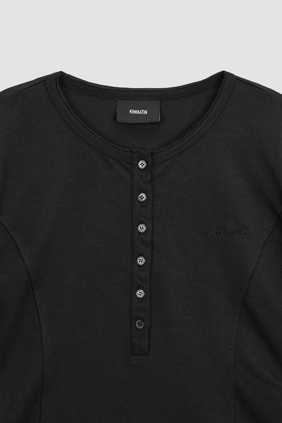 Matinkim Raw Cut Bodysuit Top IN Black