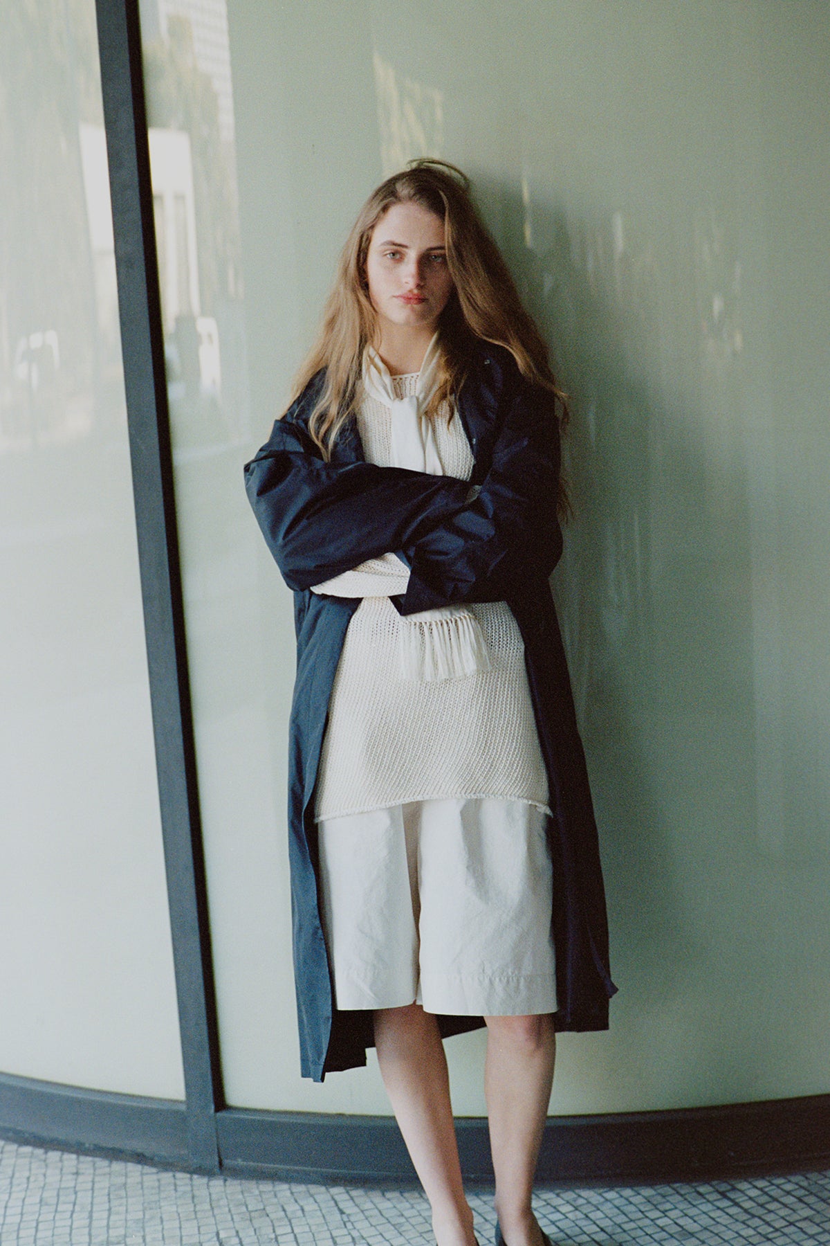 Nothing Written Urban nylon trench (Black)
