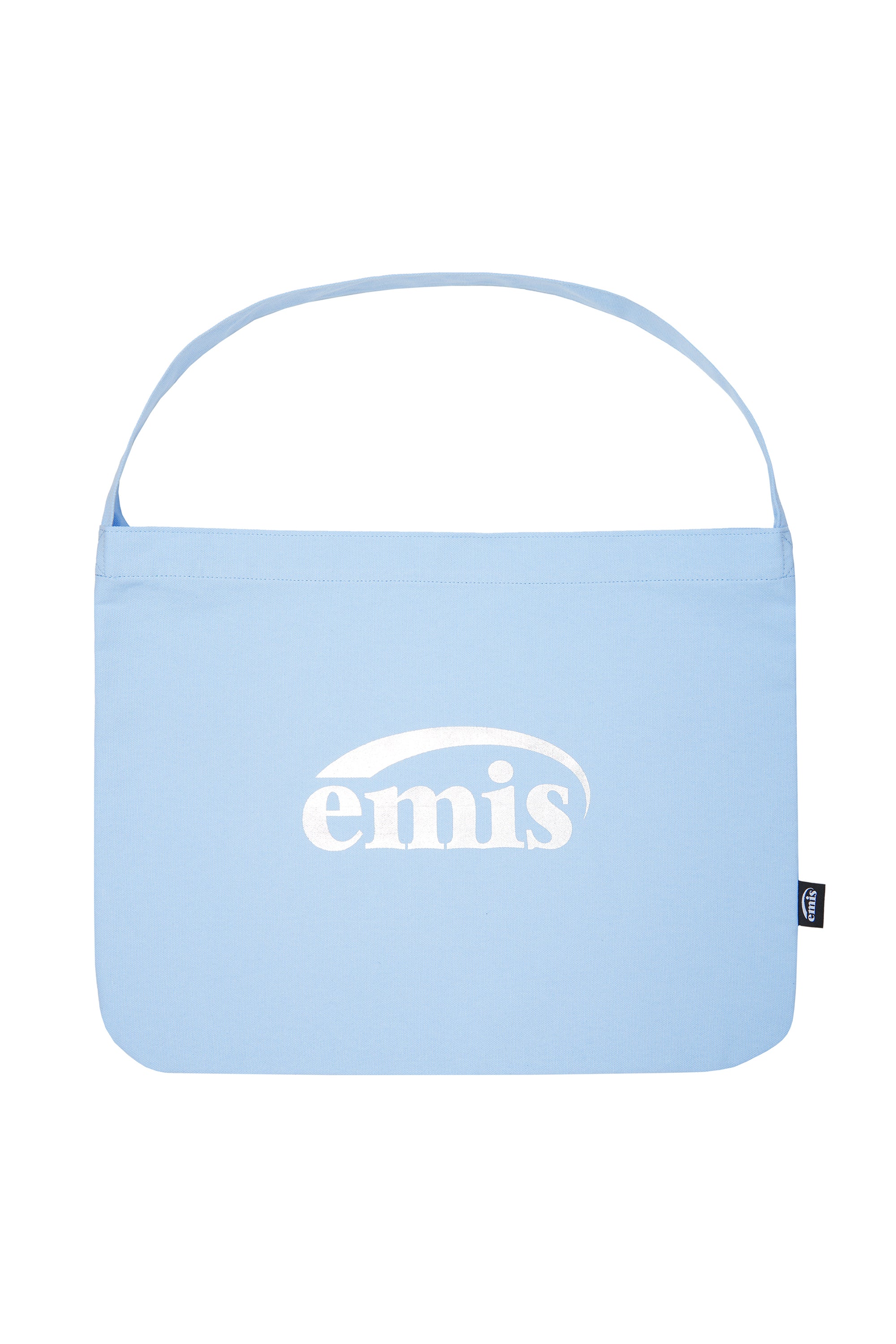 SILVER LOGO ECO BAG-SKY BLUE