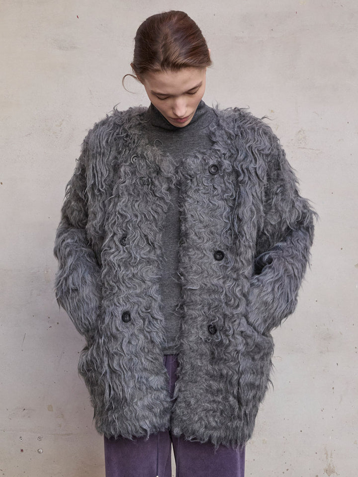Raive Fur Knit Cardigan