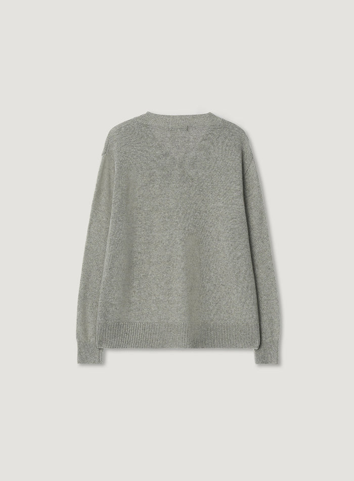 Mango Maniplease Mark V Raccoon Knit Deep Oat