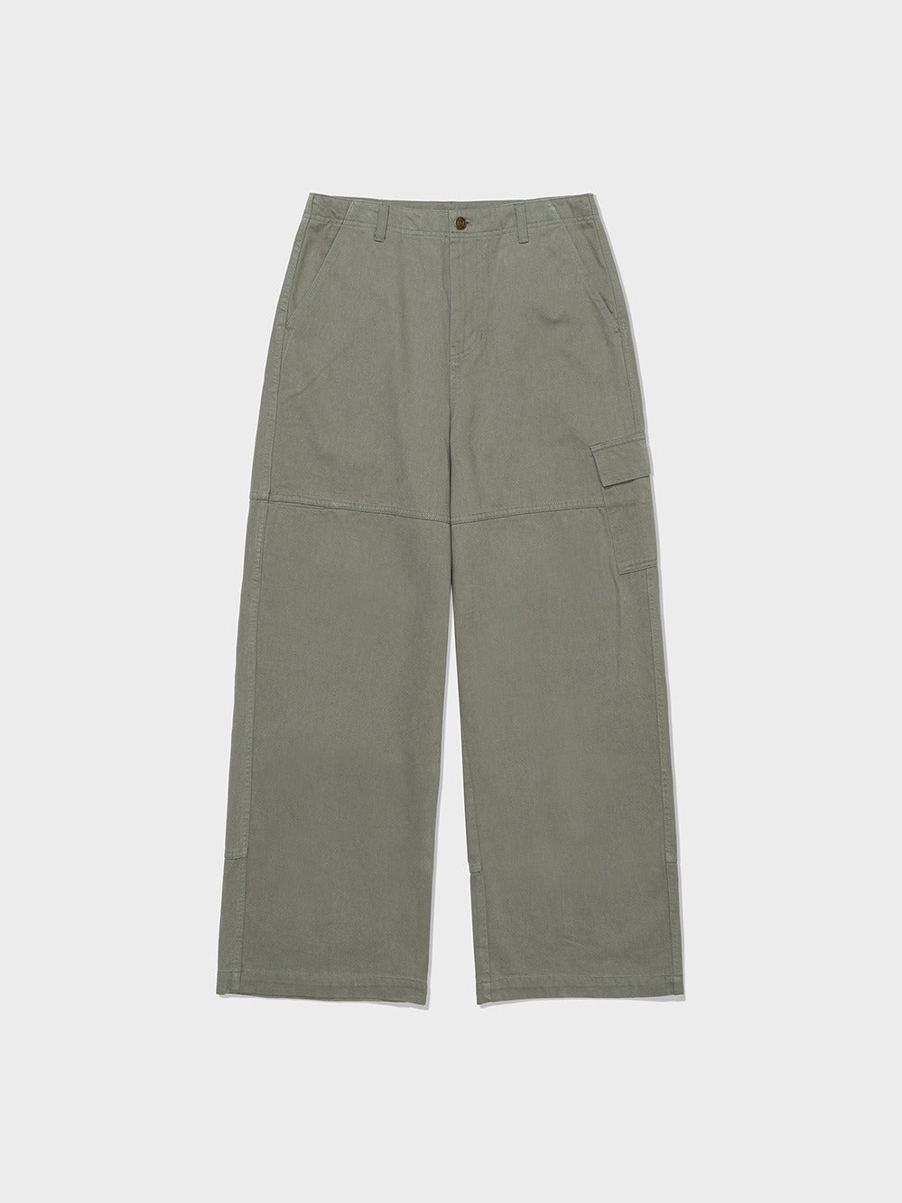Low Classic Peach Skin Cargo Pants Khaki Grey