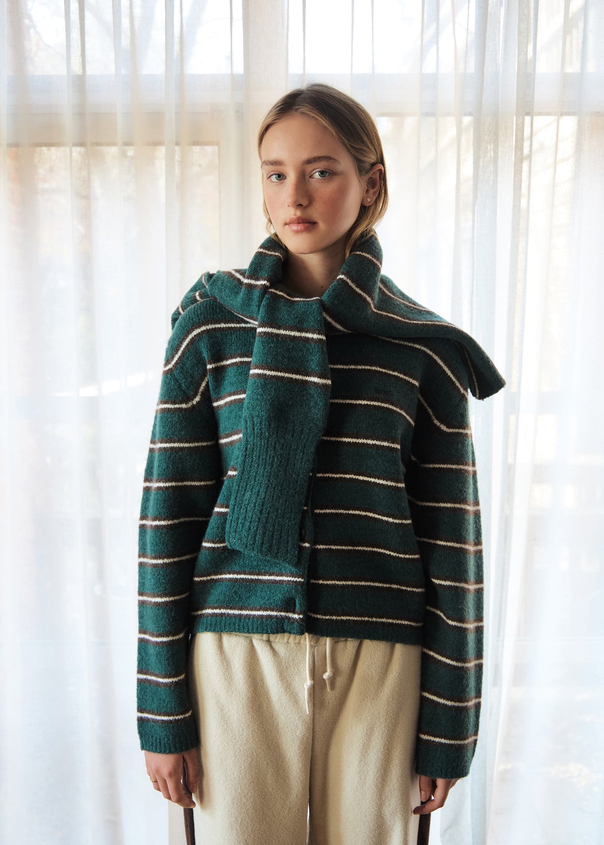 Grove Stripe Lawson Shawl Muffler