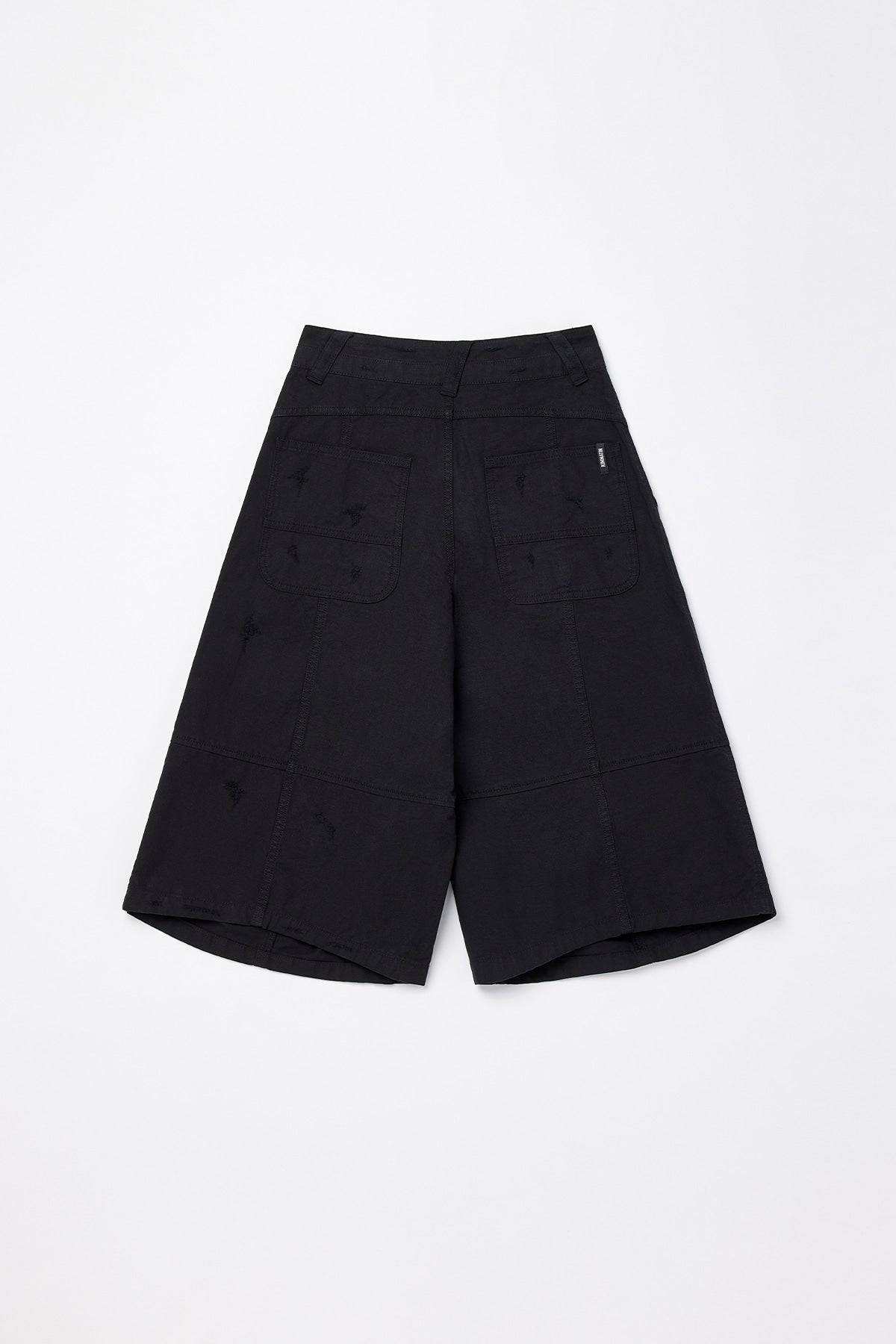 Matinkim Cotton Wide Bermuda Pants IN Black