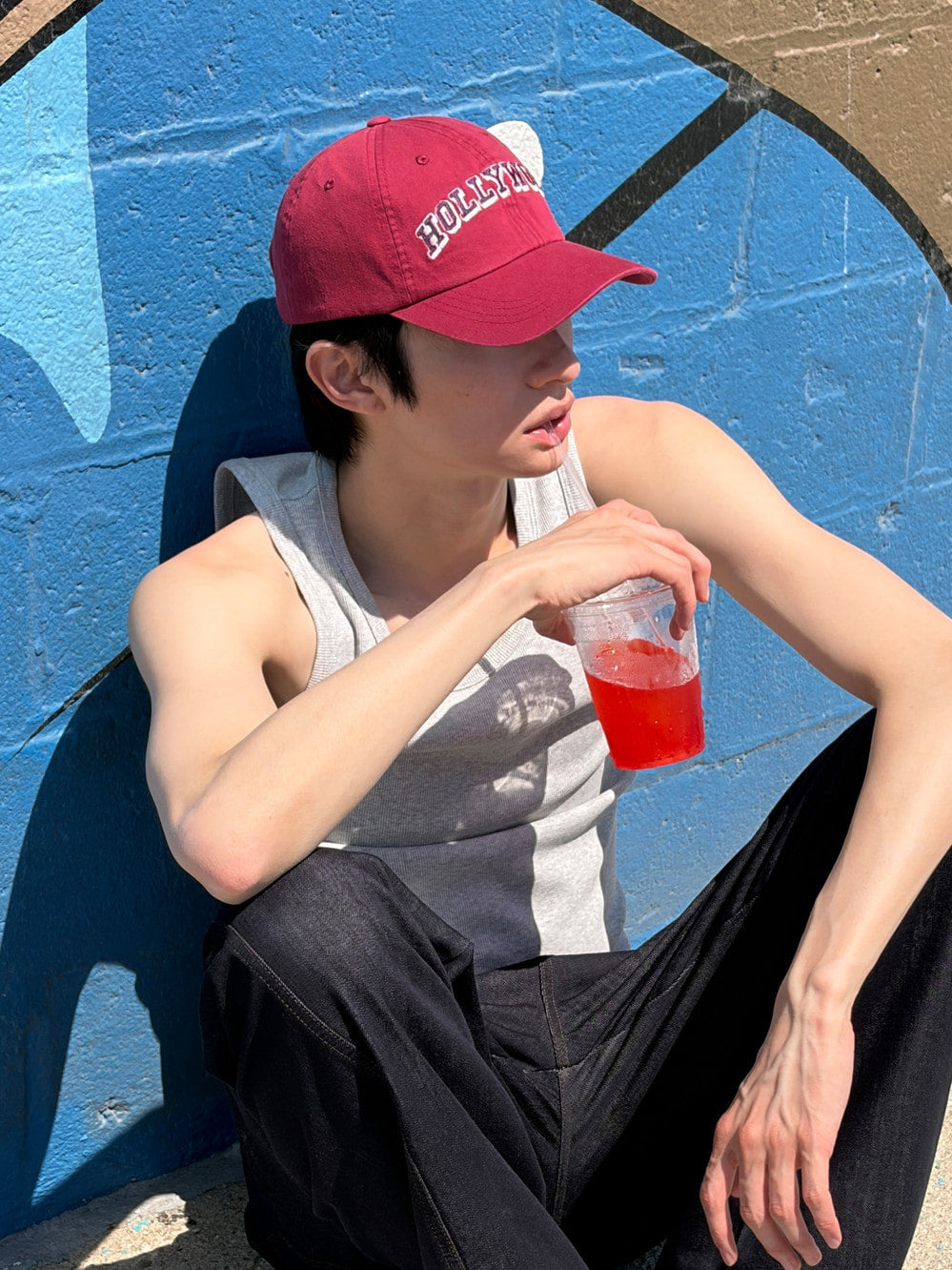 Low Classic Hollywood Ball Cap Cherry
