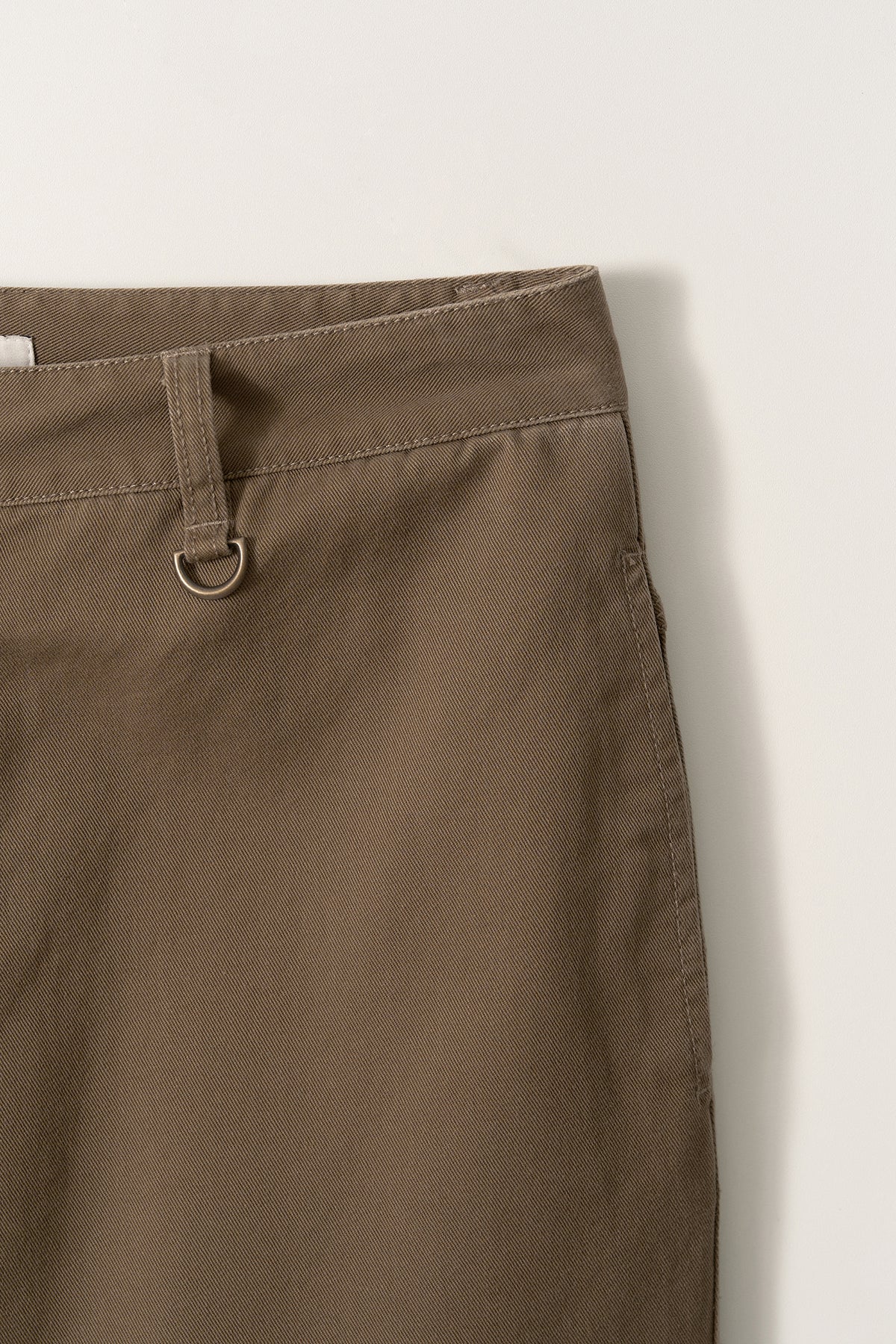 Nothing Written Tabby wide chino pants (Moss brown)