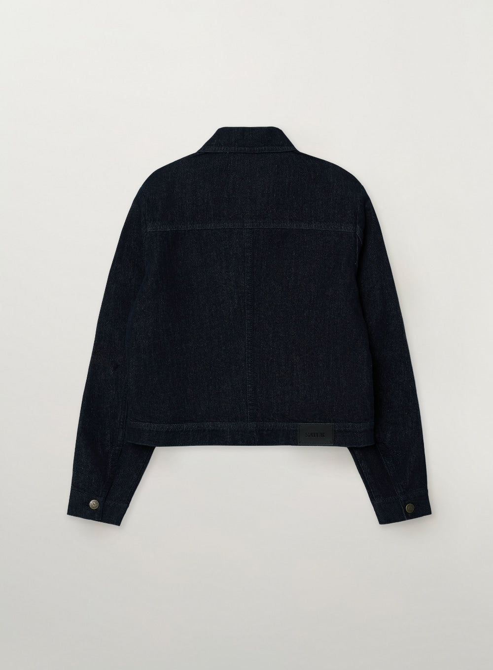 [satur] 1/28 Pre-order Delivery (W) Classic Nonfade Denim Trucker Jacket - Indigo