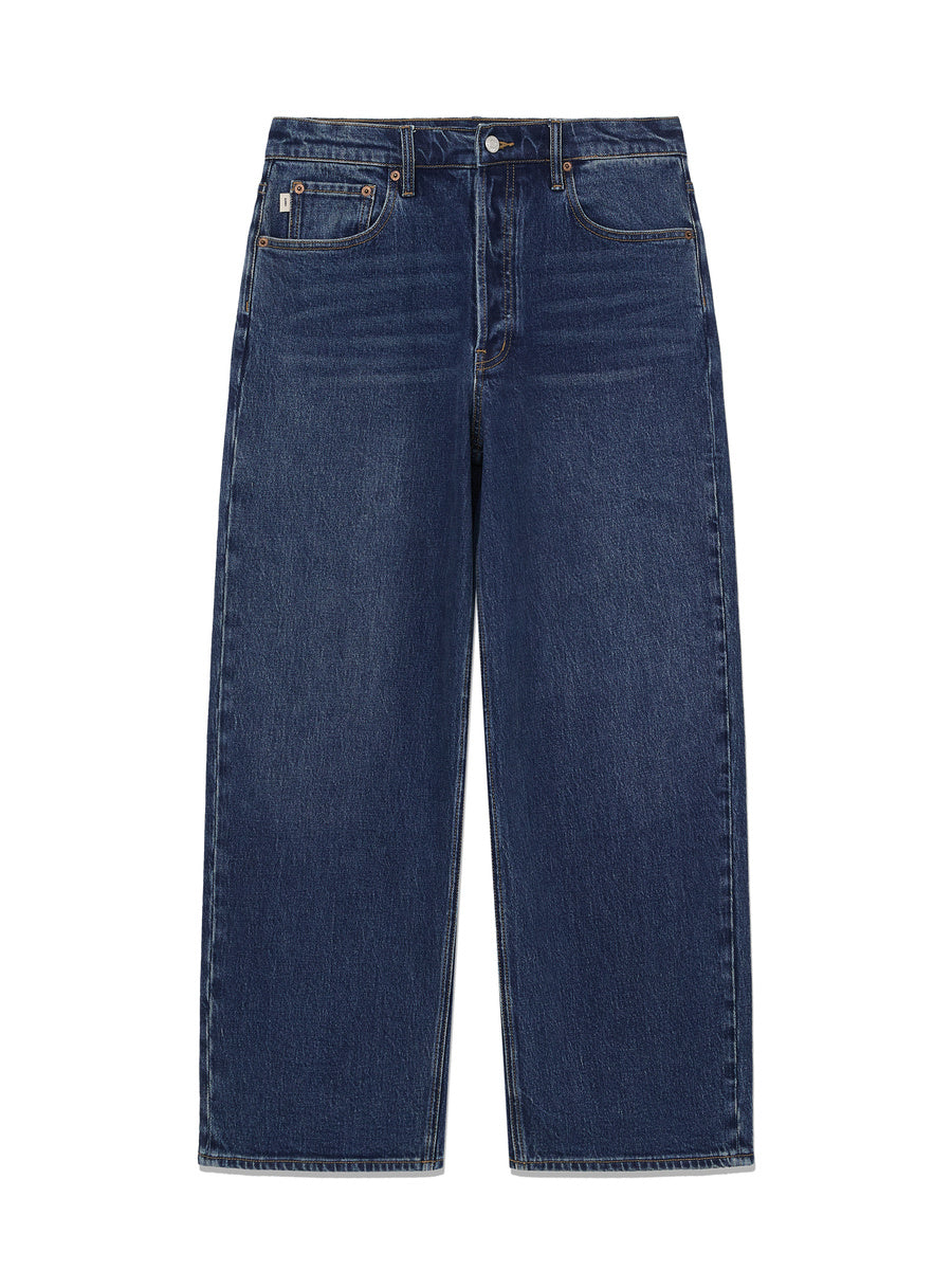 GLOWNY The Bella Baggy Jeans (Deep Blue)