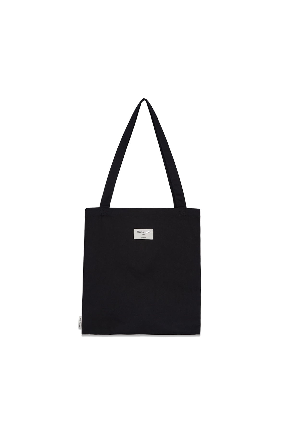 [matinkim] HANGEUL BIG LOGO POINT ECOBAG IN BLACK