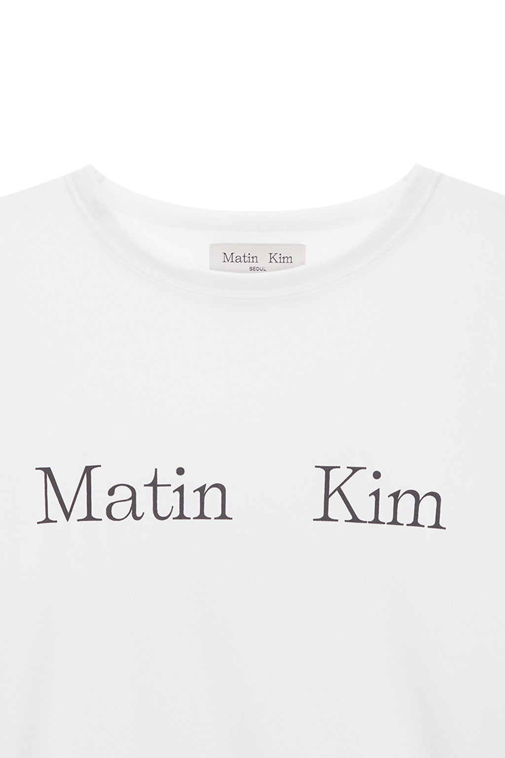 Matinkim Matin Kim Logo Top IN White